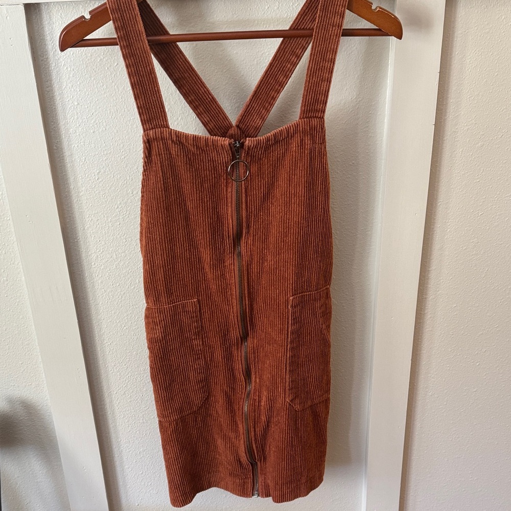 Altar'd State Rust Corduroy Dress